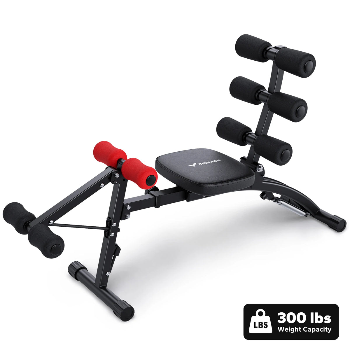 MERACH Adjustable Ab Trainer Bench for Home Gym Core Workouts