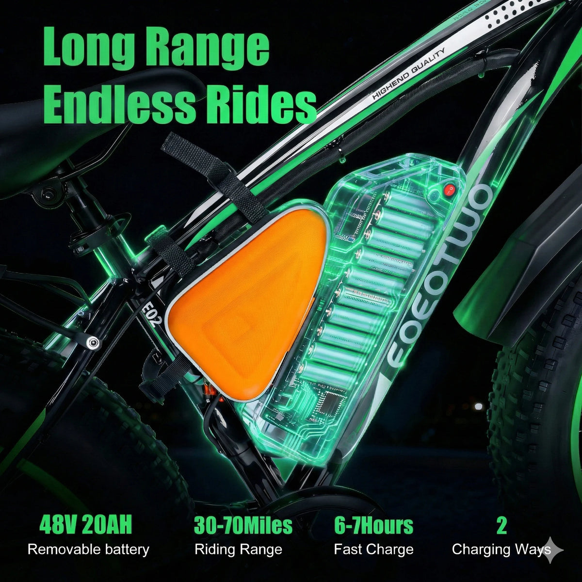 Fat Tire Electric Bike With 1000W Motor And 48V Battery