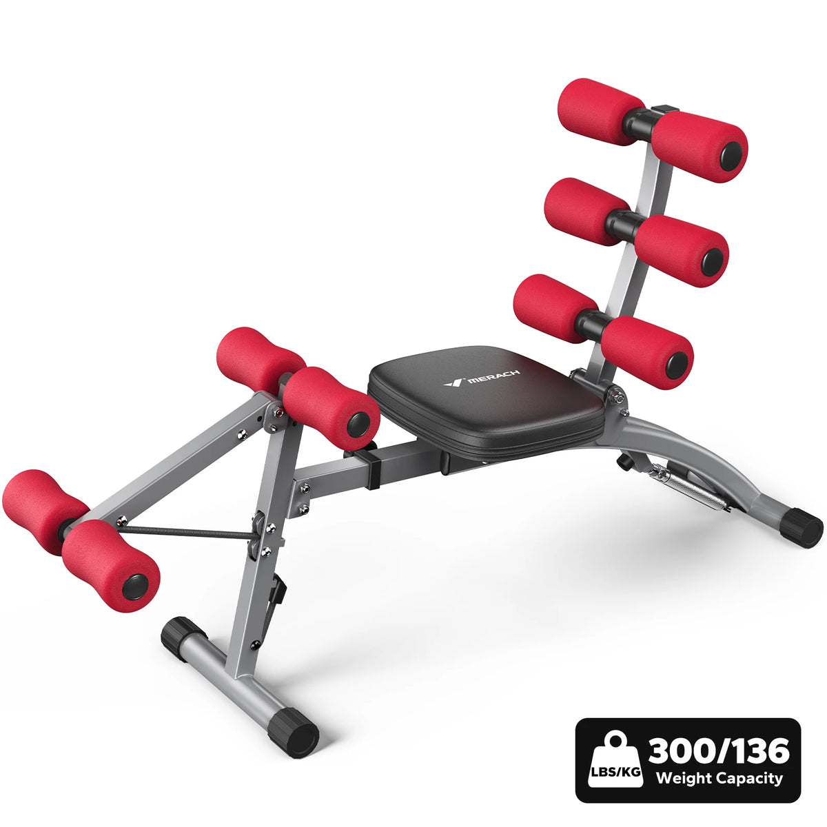MERACH Adjustable Ab Trainer Bench for Home Gym Core Workouts