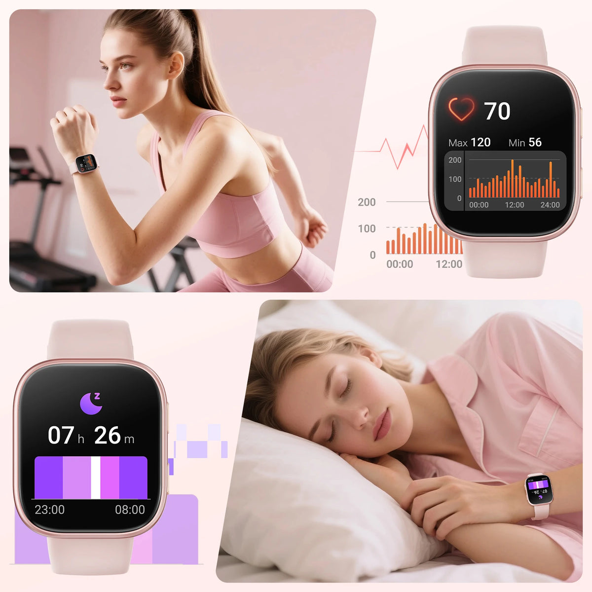 Smartwatch With Bluetooth Calling Fitness Tracking And Heart Rate Monitor