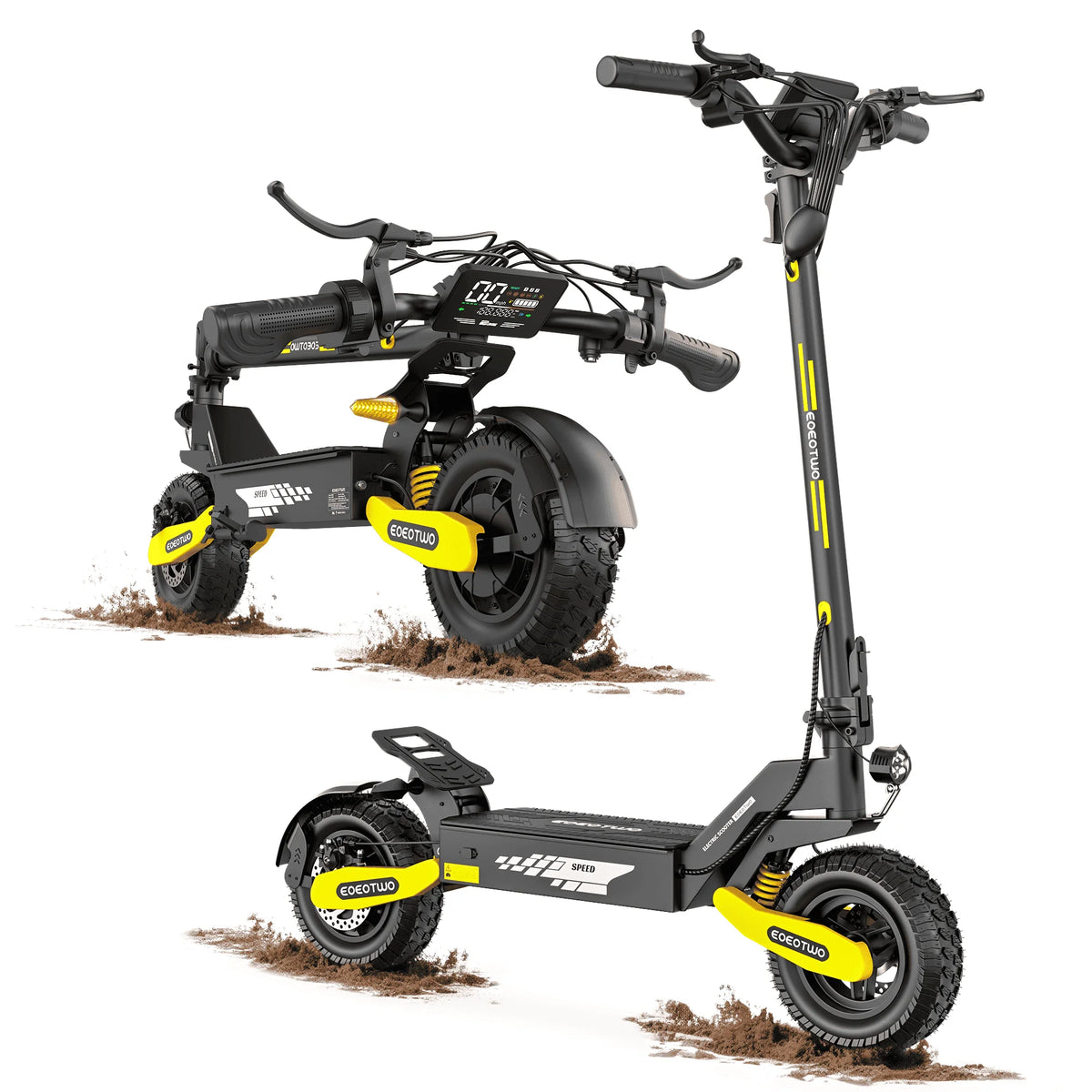EOEOTWO 1200W Off Road Electric Scooter for Adults Long Range