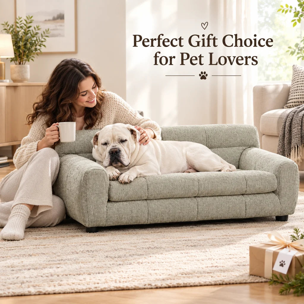 Breathable Dog Sofa Bed With Backrest And Armrests