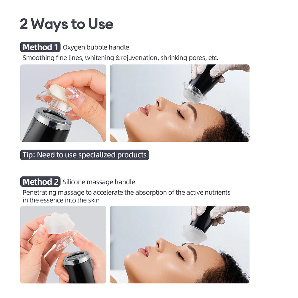 Foreverlily CO2 Oxygen Bubble Pen LED Photon Skin Care Device
