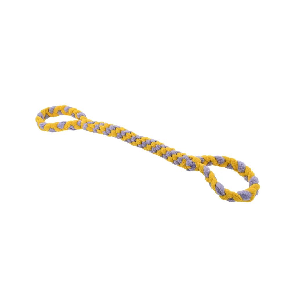 Interactive Dog Rope Tug Toy With Durable Dual Handles