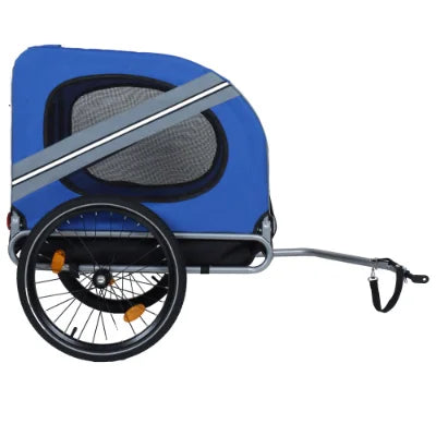 Foldable Pet Bicycle Trailer for Large Dogs and Outdoor Adventures