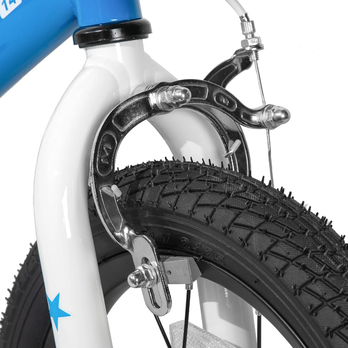 JOYSTAR Children Bicycle With Light Up Training Wheels Drum Brake
