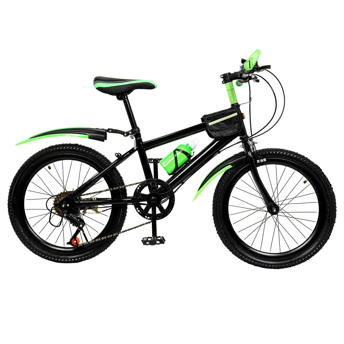 Kids Adjustable Aluminum Seven Speed Mountain Bike