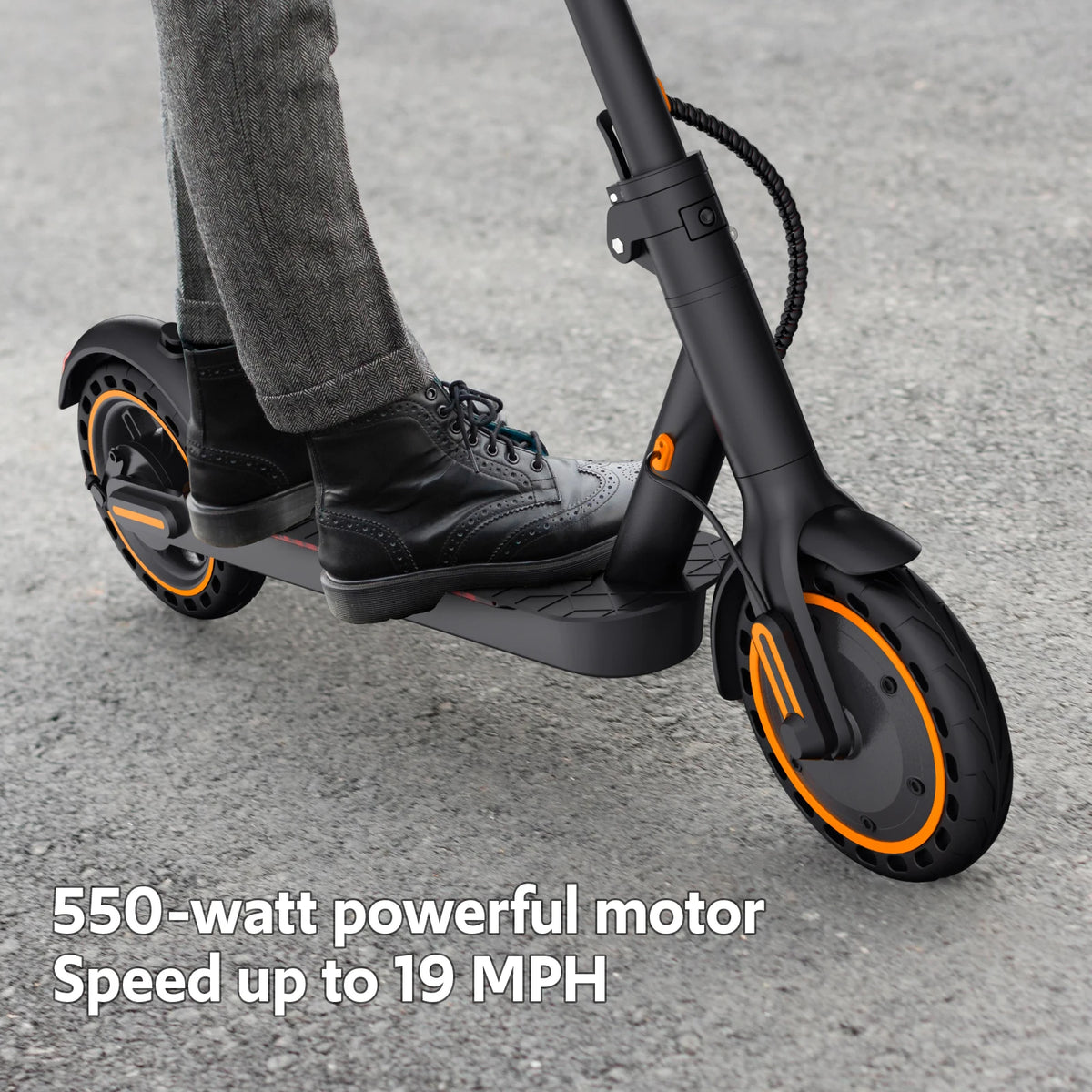 Osboo Electric Folding Scooter With 550W Motor And Dual Brakes