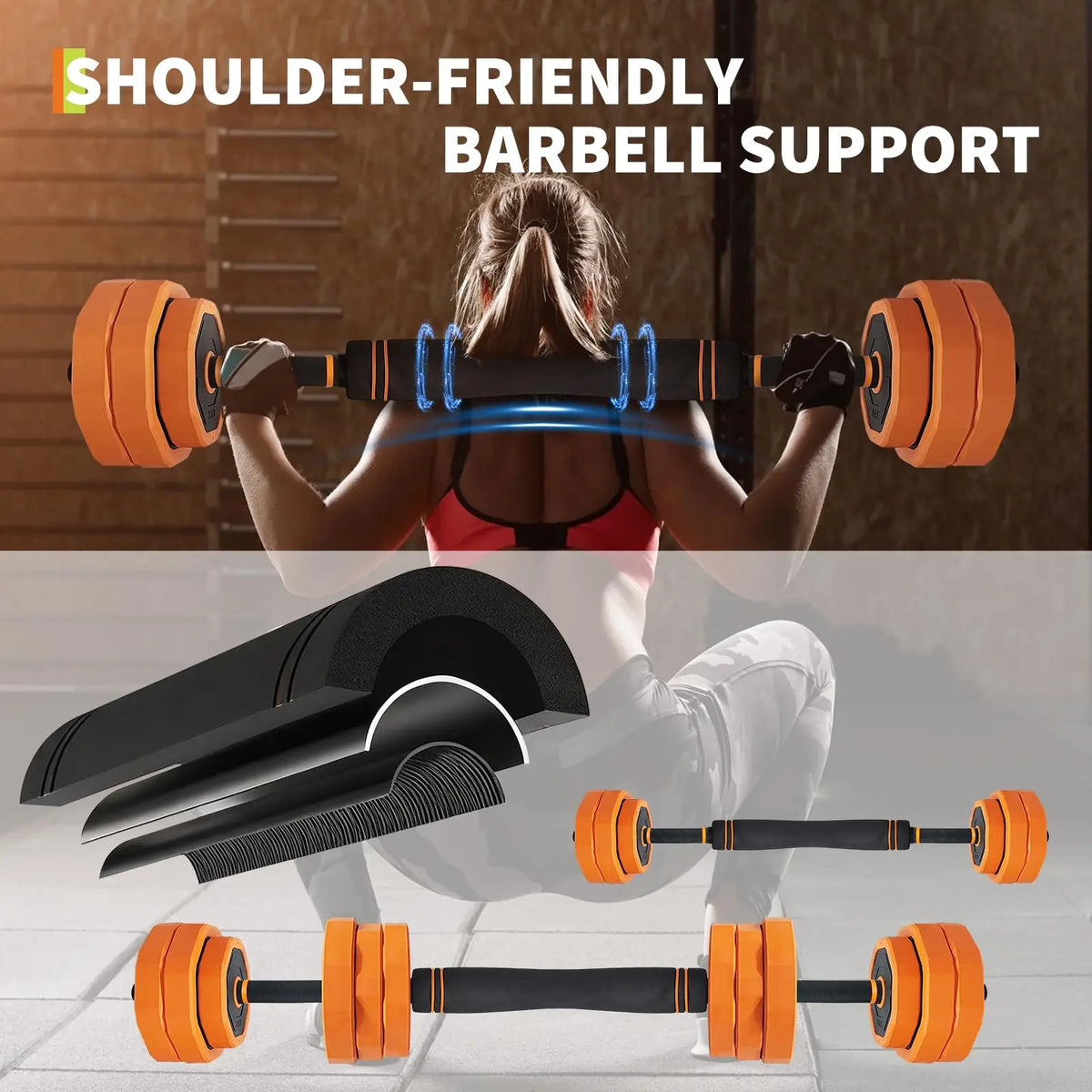 Adjustable Dumbbell Set With Connector For Versatile Home Strength Training