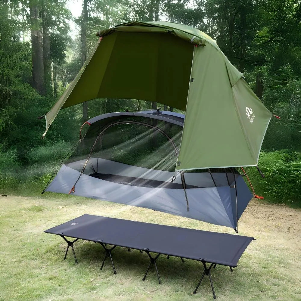 Night Cat Elevated Camping Cot Tent With Waterproof Mesh Shelter