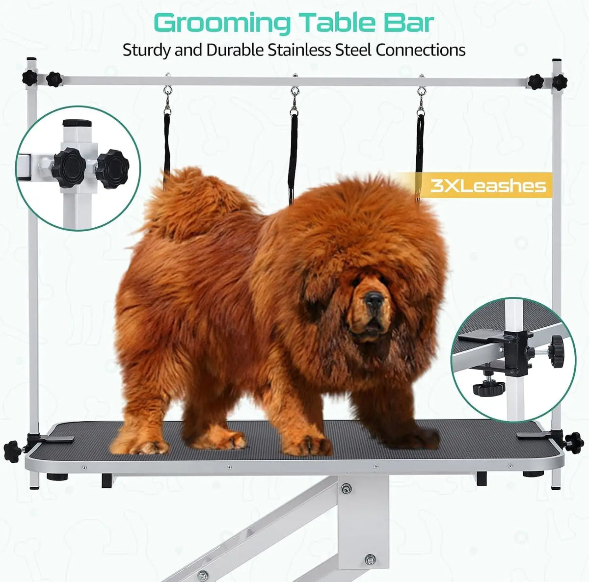 Garvee Electric Adjustable Dog Grooming Table With Slip Resistant Top