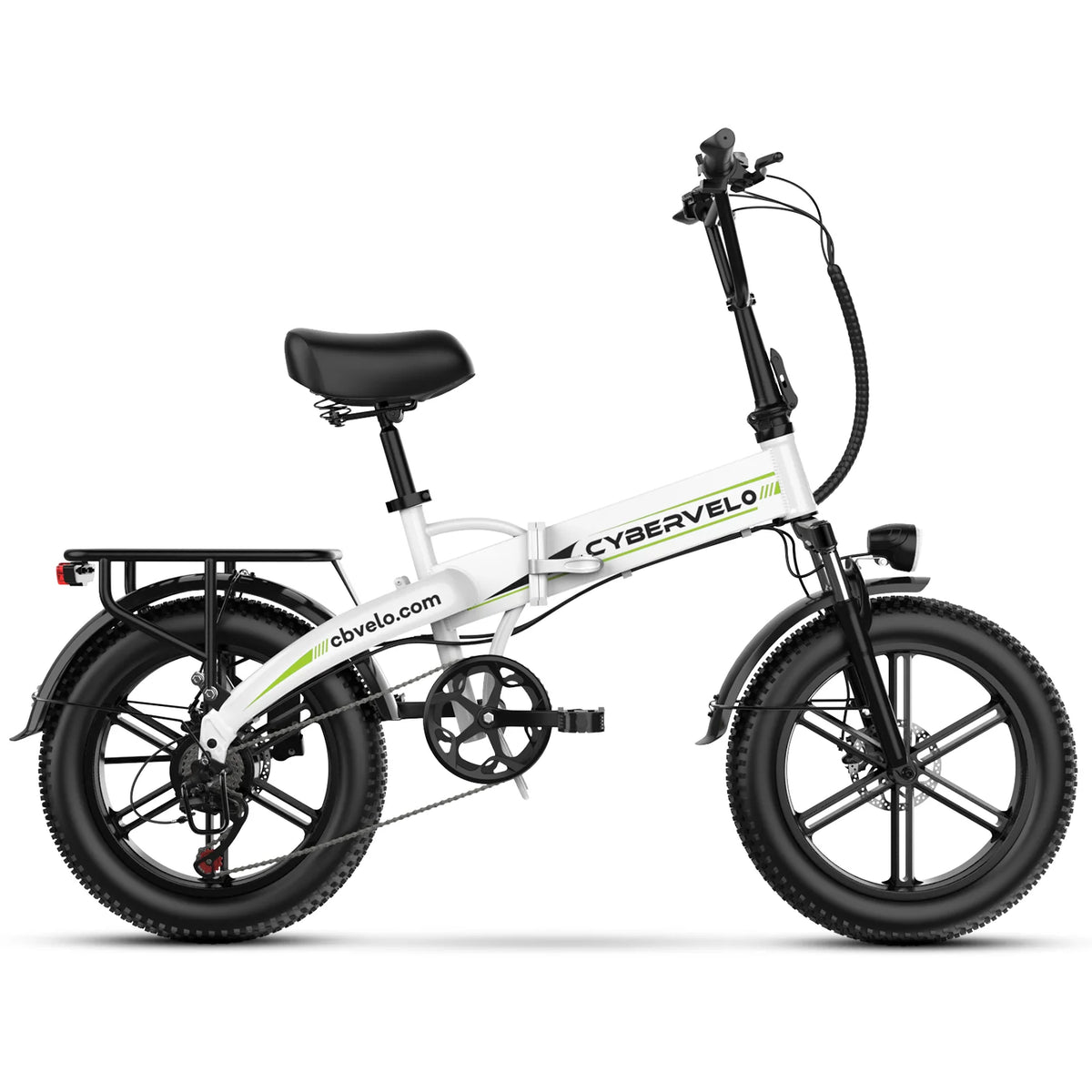 Cybervelo Foldable Off Road Electric Bike With Long Range Battery