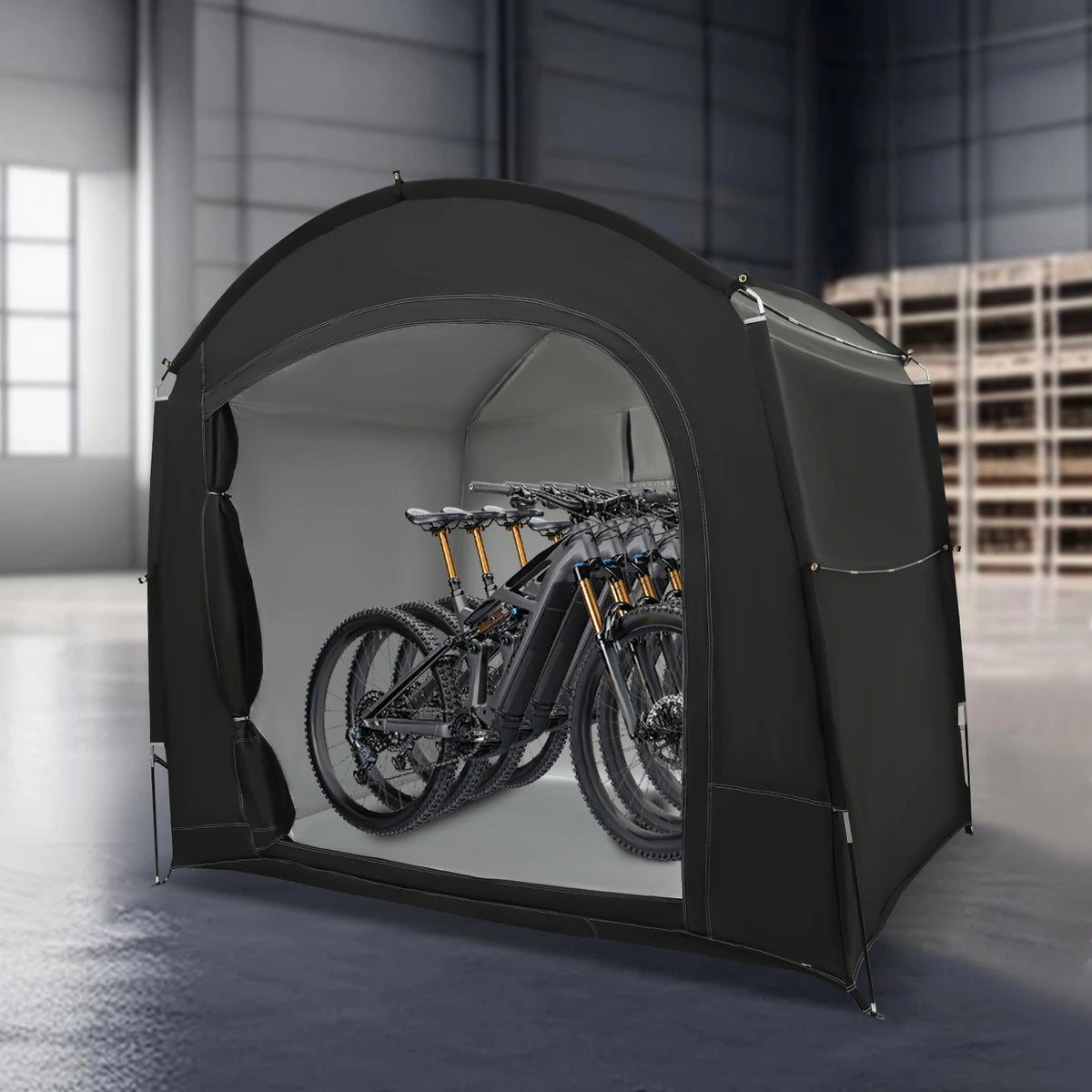 Portable Waterproof Bicycle Storage Shed Tent for Outdoor Protection