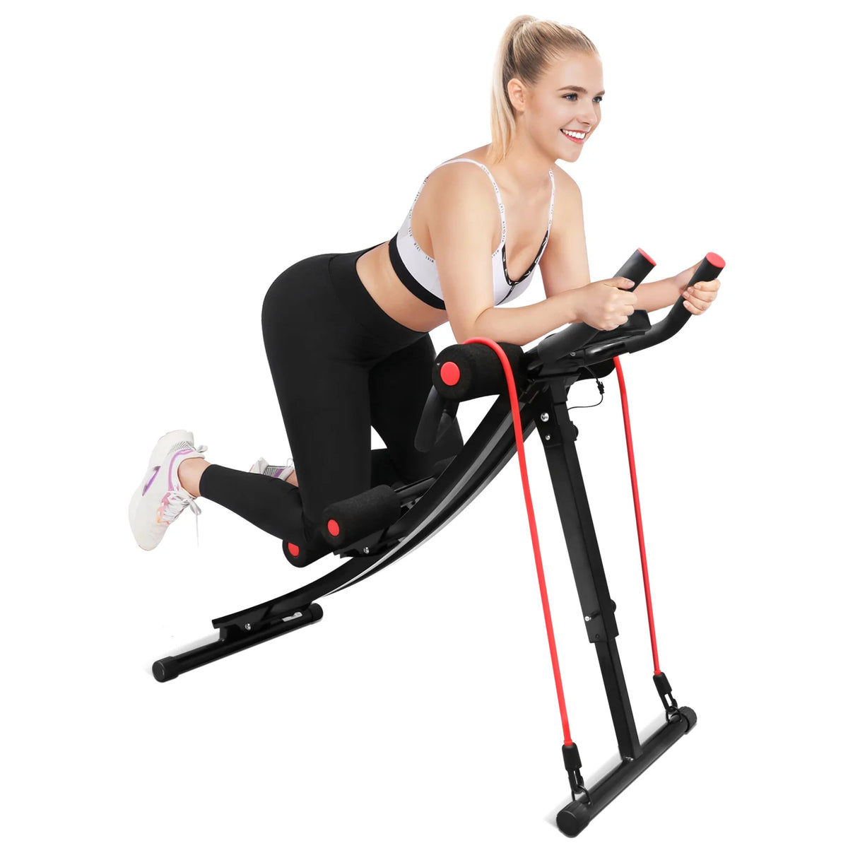 Foldable Adjustable Abdominal Trainer for Effective Core Workouts