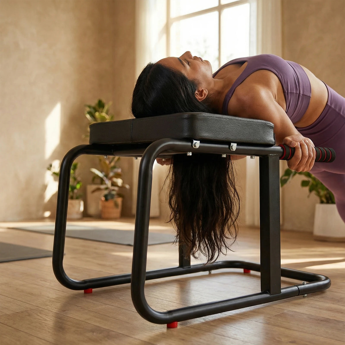 ALIILEE Yoga Inversion Bench for Headstand Training and Fitness