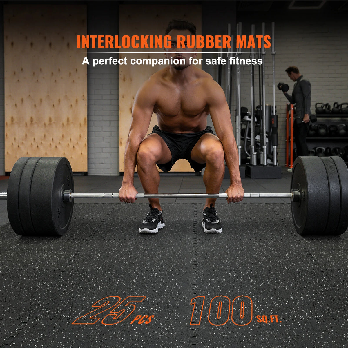 SucceBuy Interlocking Eva Foam With Rubber Gym Exercise Mats