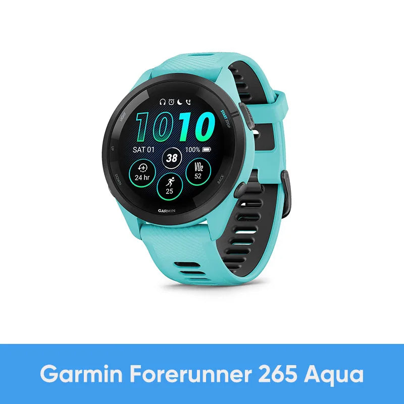Garmin Forerunner 265 GPS Smartwatch With AMOLED Heart Rate Monitoring