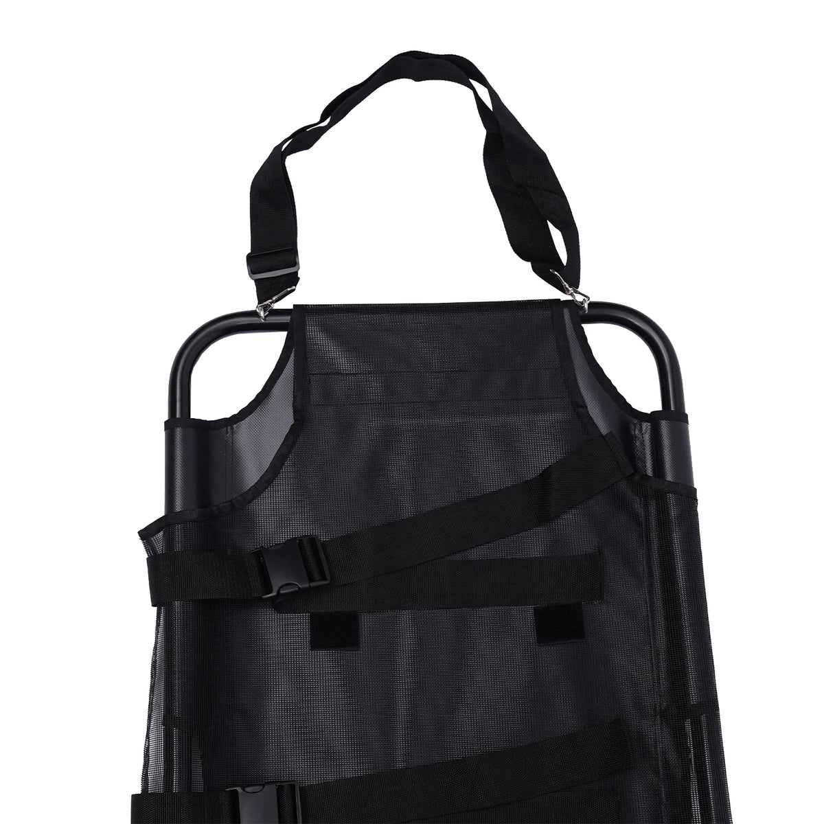 Foldable Pet Stretcher Carrier With Wheels And Adjustable Strap