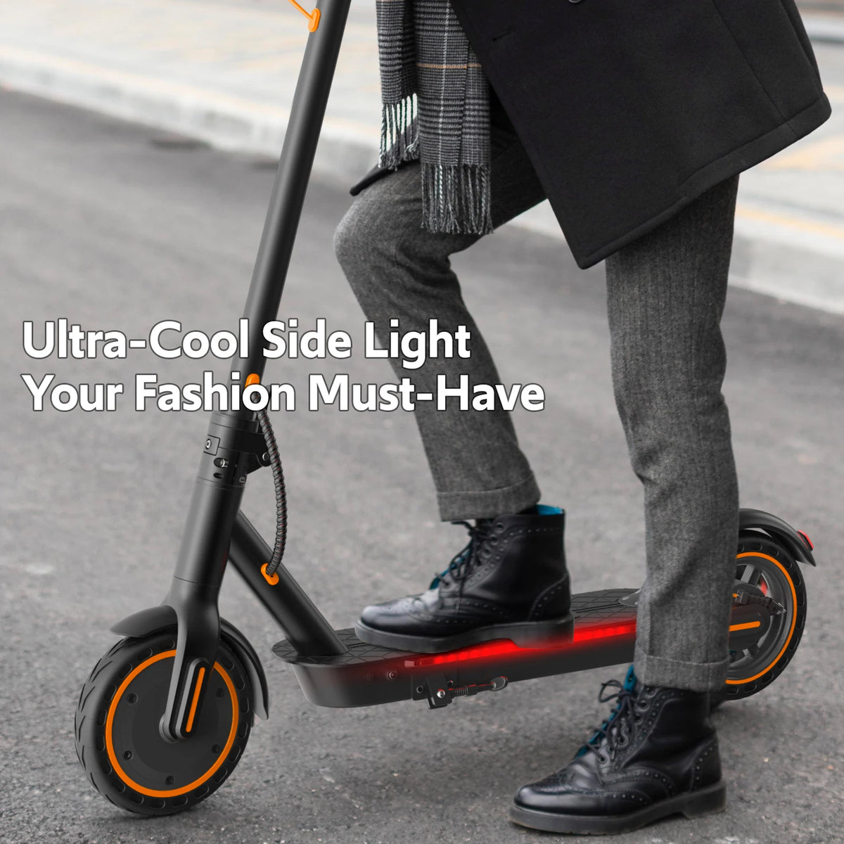 Osboo Electric Folding Scooter With 550W Motor And Dual Brakes