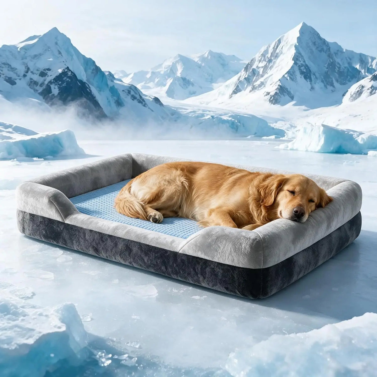 Orthopedic Dog Bed Cooling Gel Memory Foam And Washable Covers