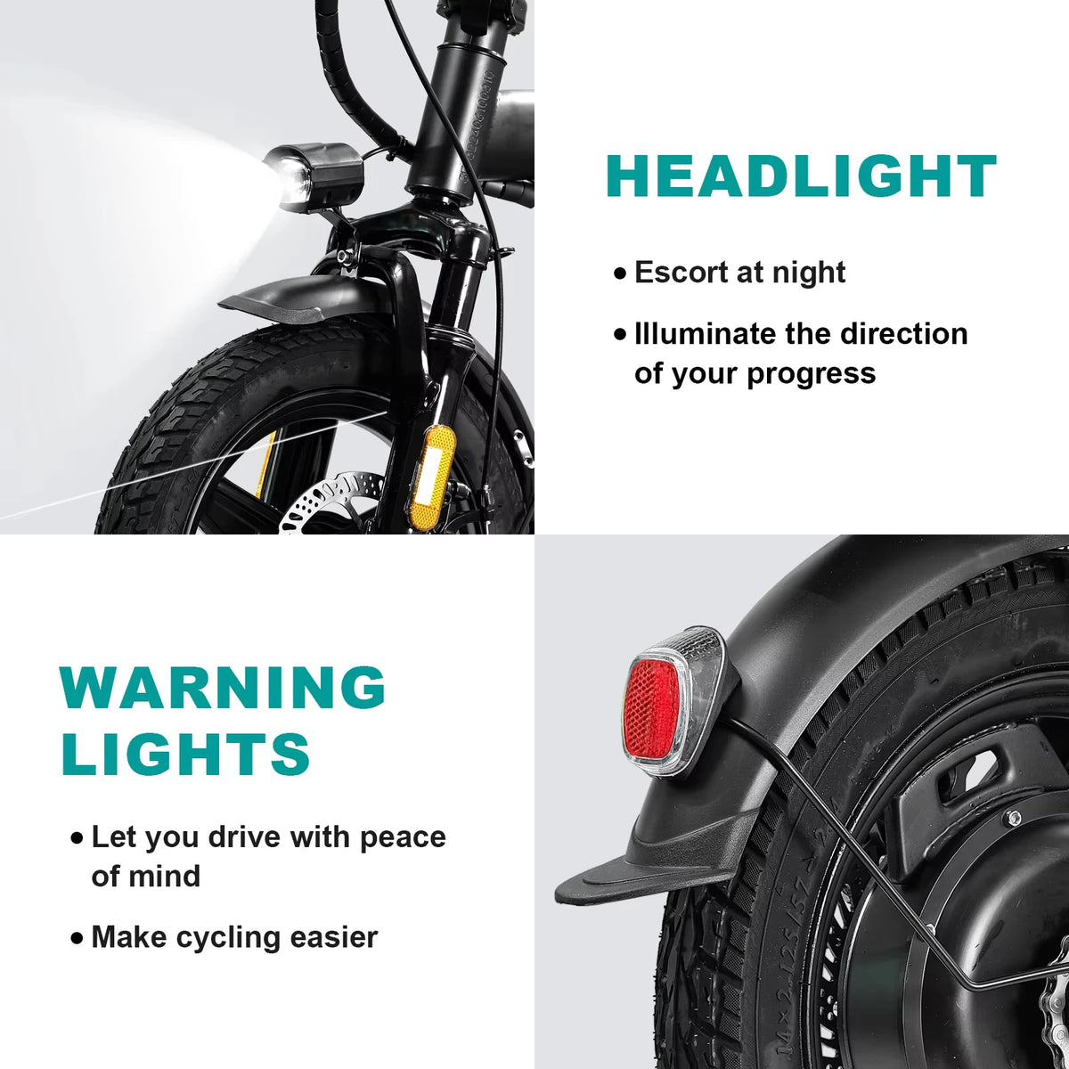 Terrosor Folding Electric Bike With 500W Motor And Detachable Battery