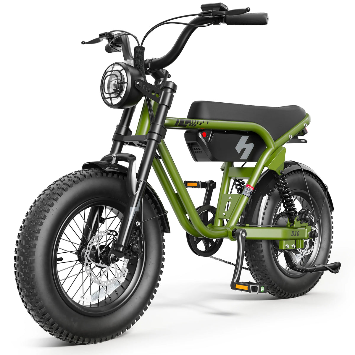 Hopepeak D10 Full Suspension Fat Tire Electric Mountain Bike