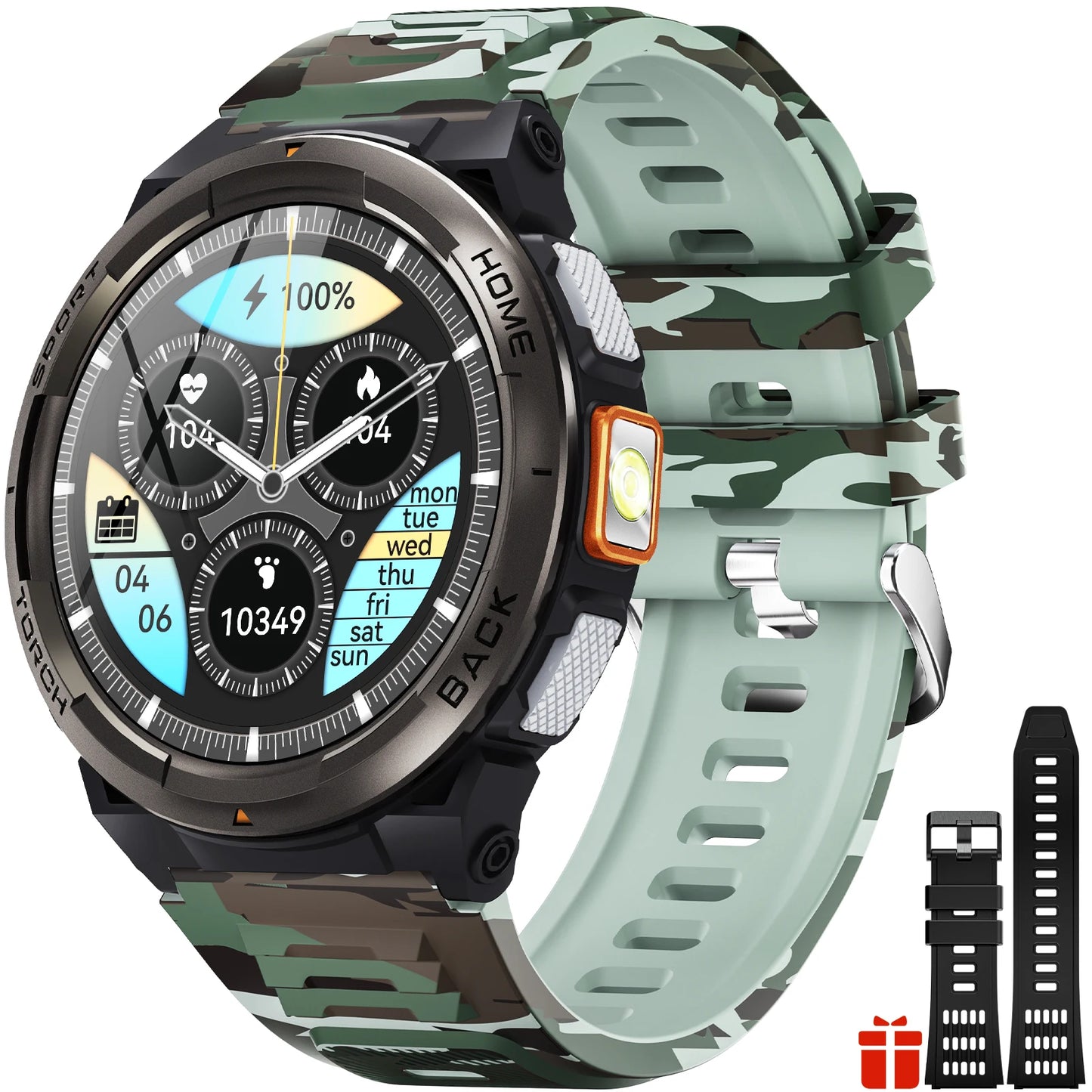 EIGIIS KE5 Smart Watch 3ATM Waterproof With Compass Barometer