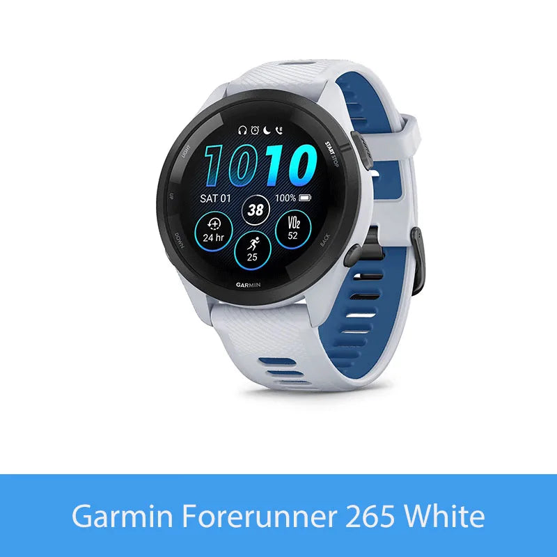 Garmin Forerunner 265 GPS Smartwatch With AMOLED Heart Rate Monitoring