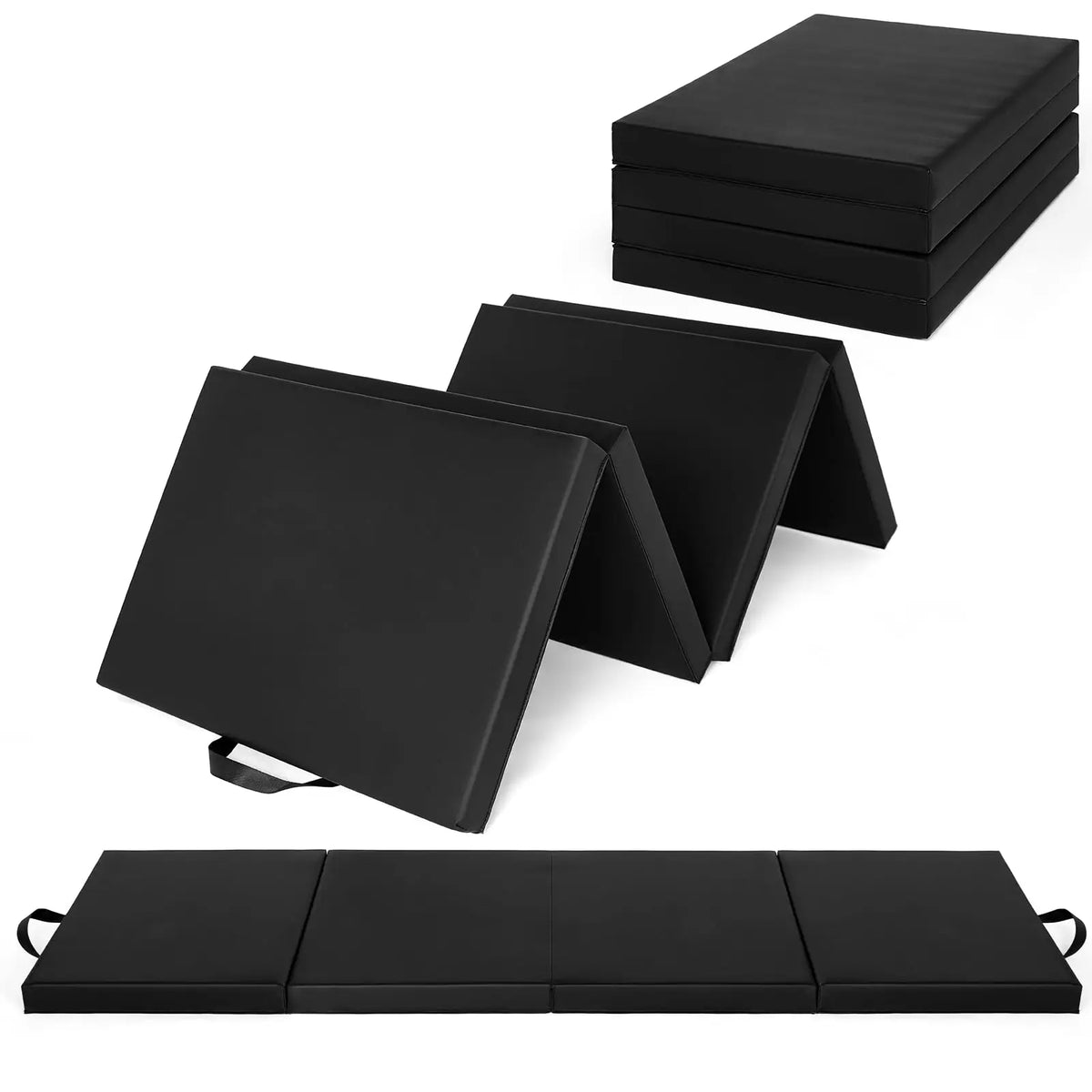 HiMISS Folding Gymnastics Tumbling Mat For Home Fitness And Yoga
