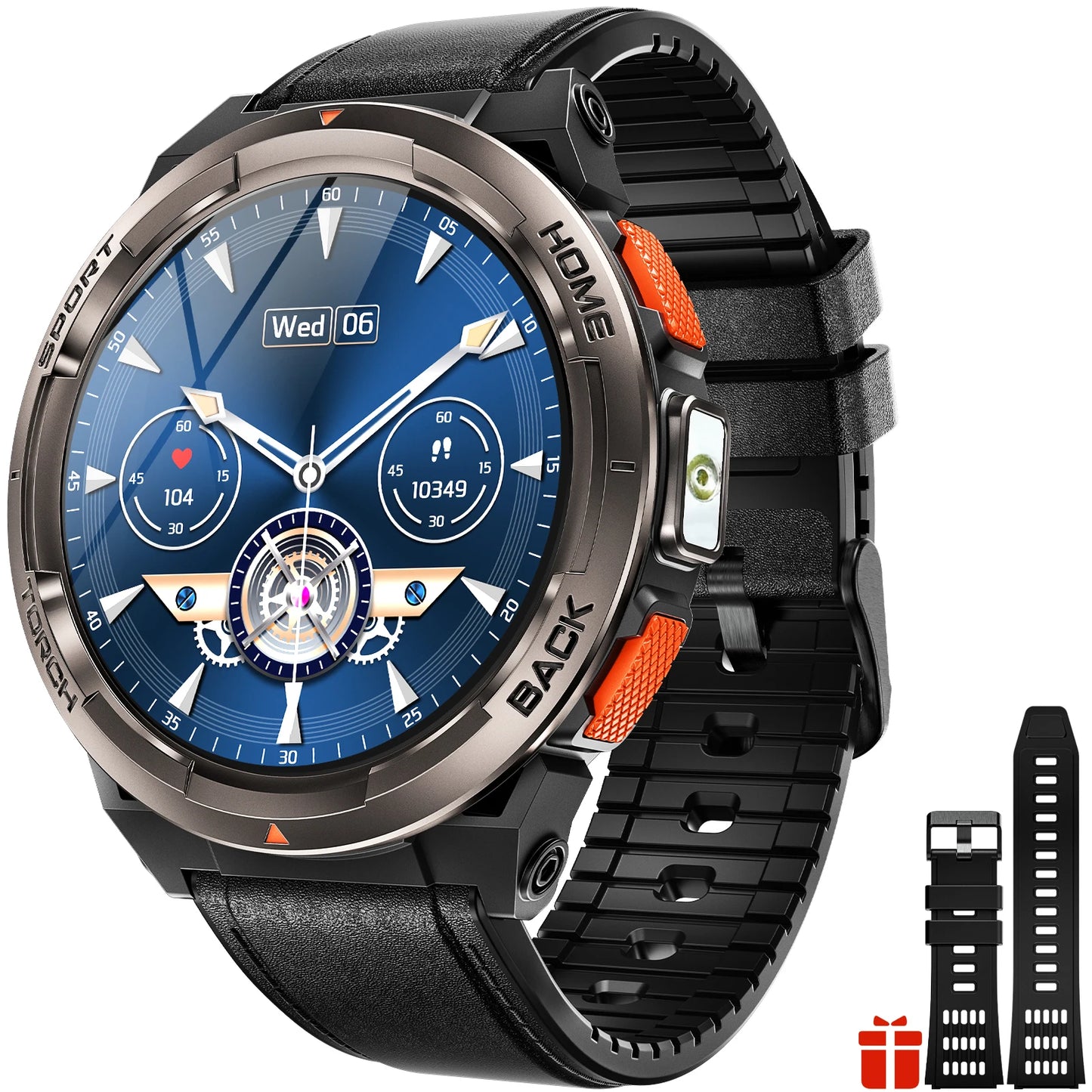 EIGIIS KE5 Smart Watch 3ATM Waterproof With Compass Barometer