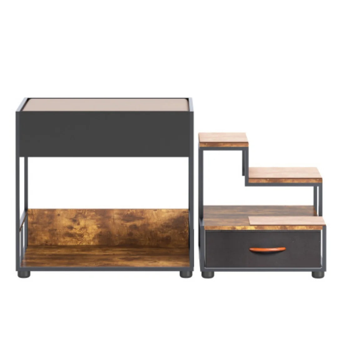 Dog Bunk Bed With Steps Storage And Elevated Window Perch