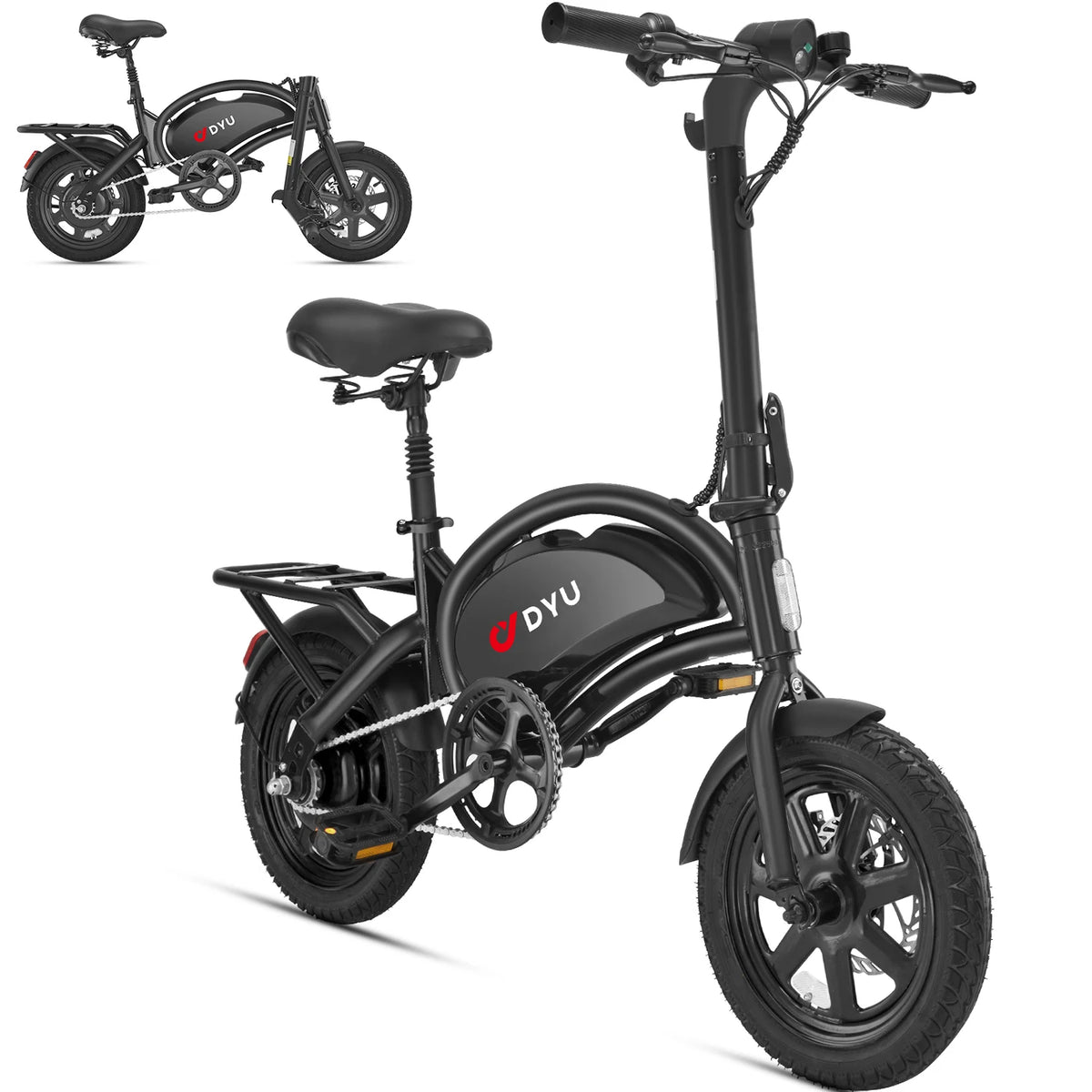 DYU D3F Folding Electric Bike For Convenient City Riding