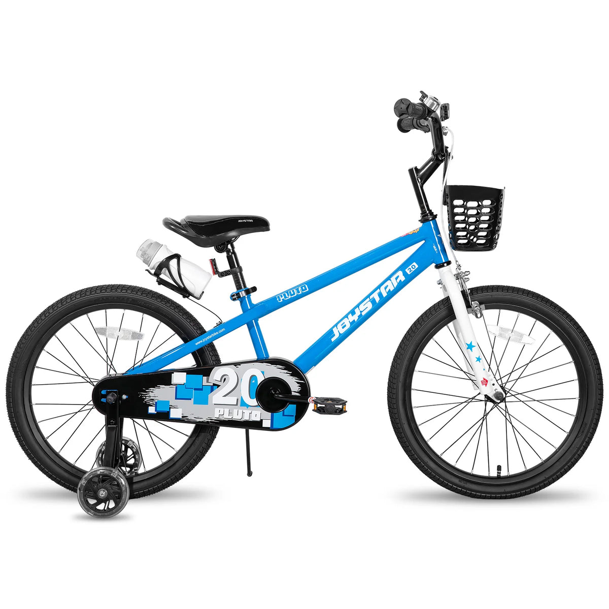 JOYSTAR Children Bicycle With Light Up Training Wheels Drum Brake