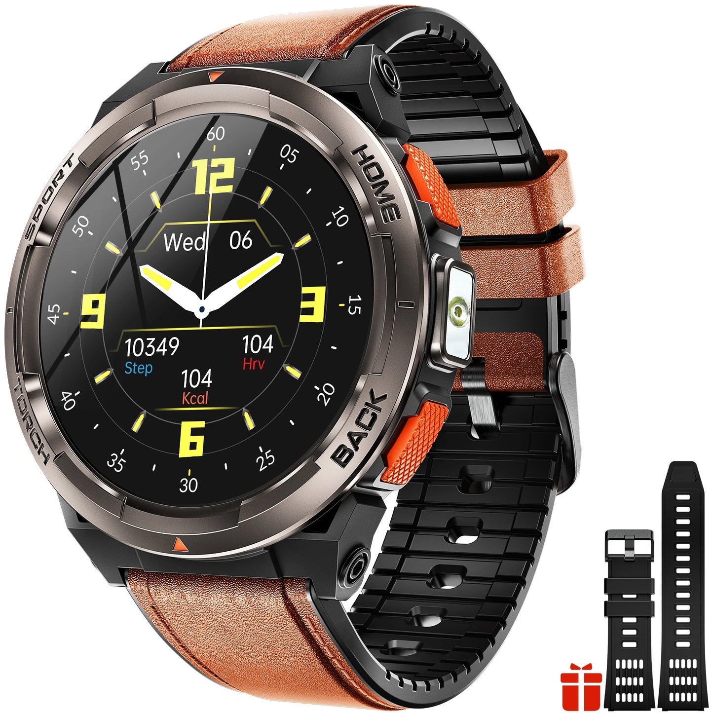 EIGIIS KE5 Smart Watch 3ATM Waterproof With Compass Barometer
