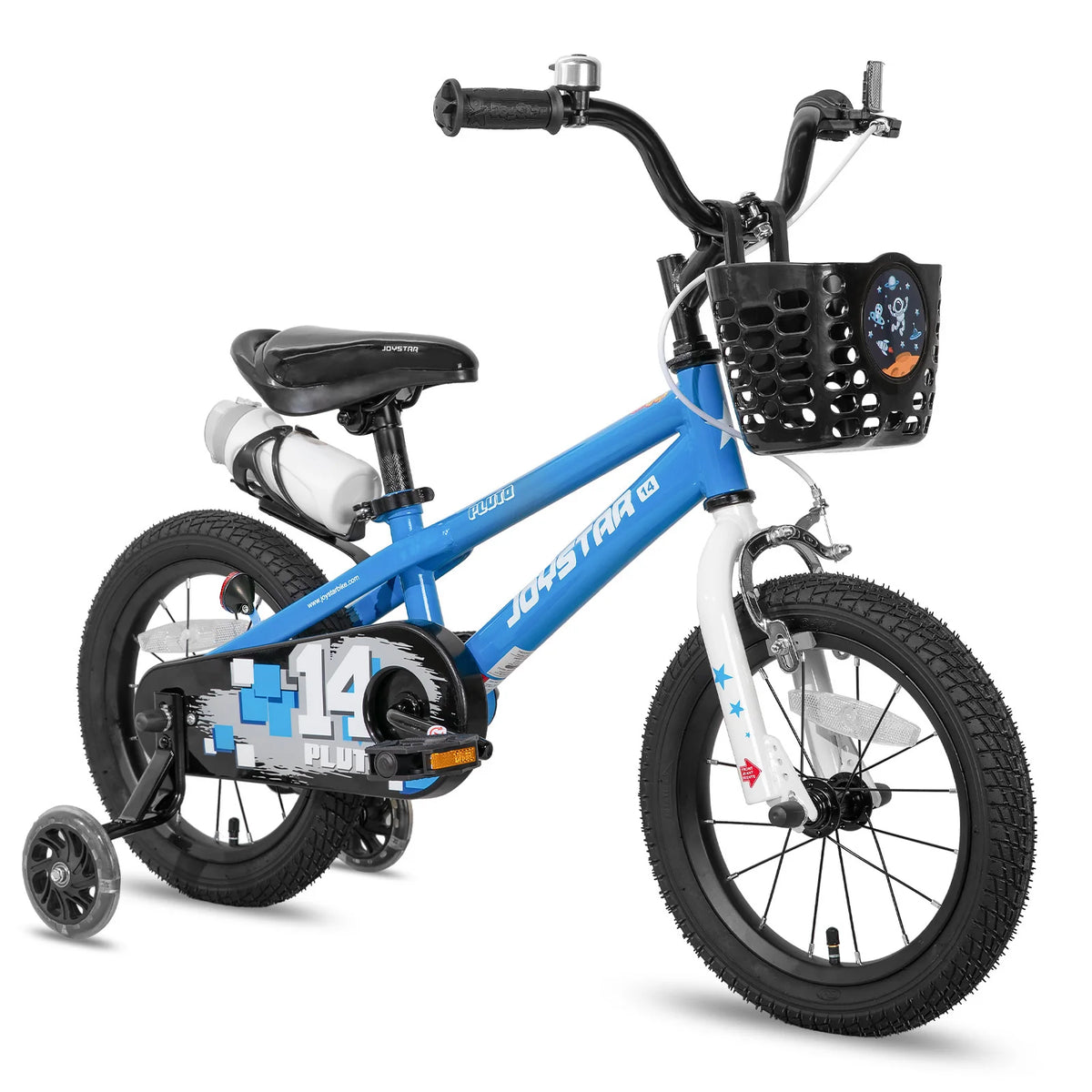 JOYSTAR Children Bicycle With Light Up Training Wheels Drum Brake