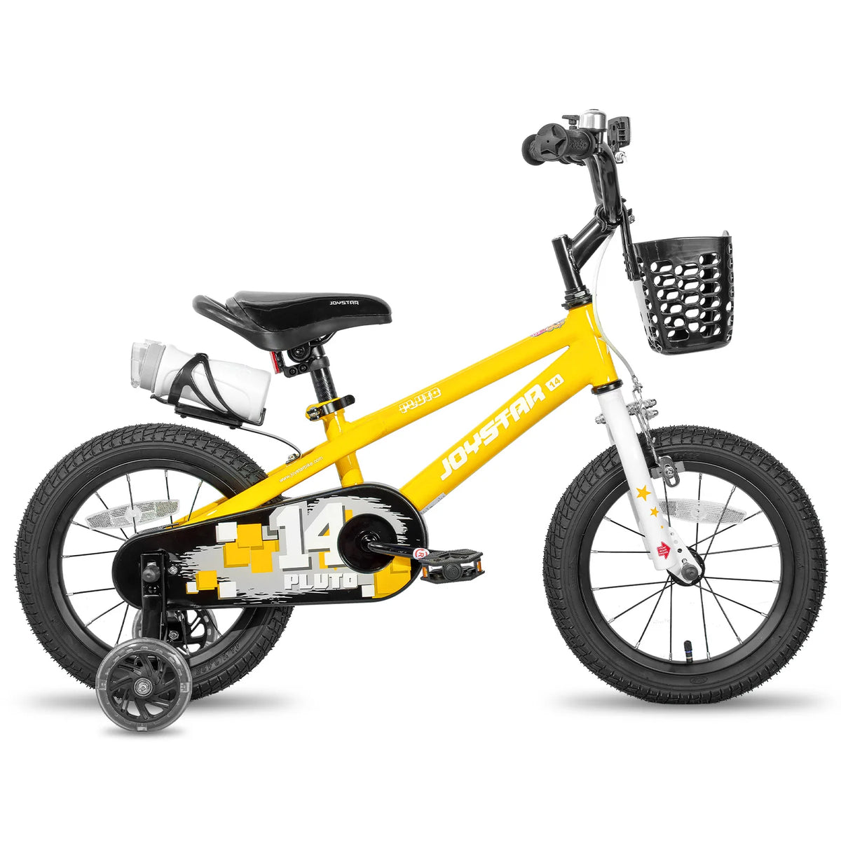 JOYSTAR Children Bicycle With Light Up Training Wheels Drum Brake