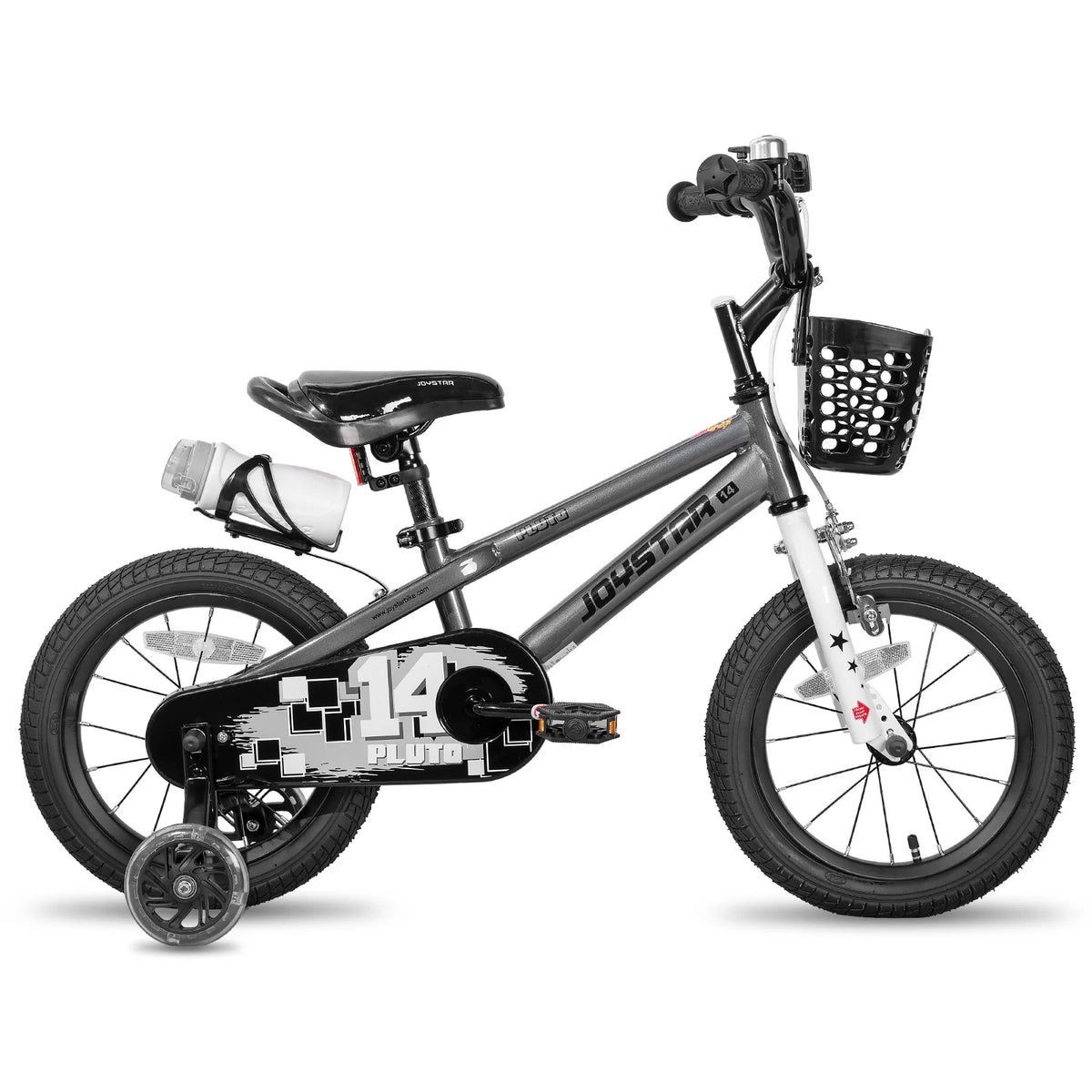 JOYSTAR Children Bicycle With Light Up Training Wheels Drum Brake