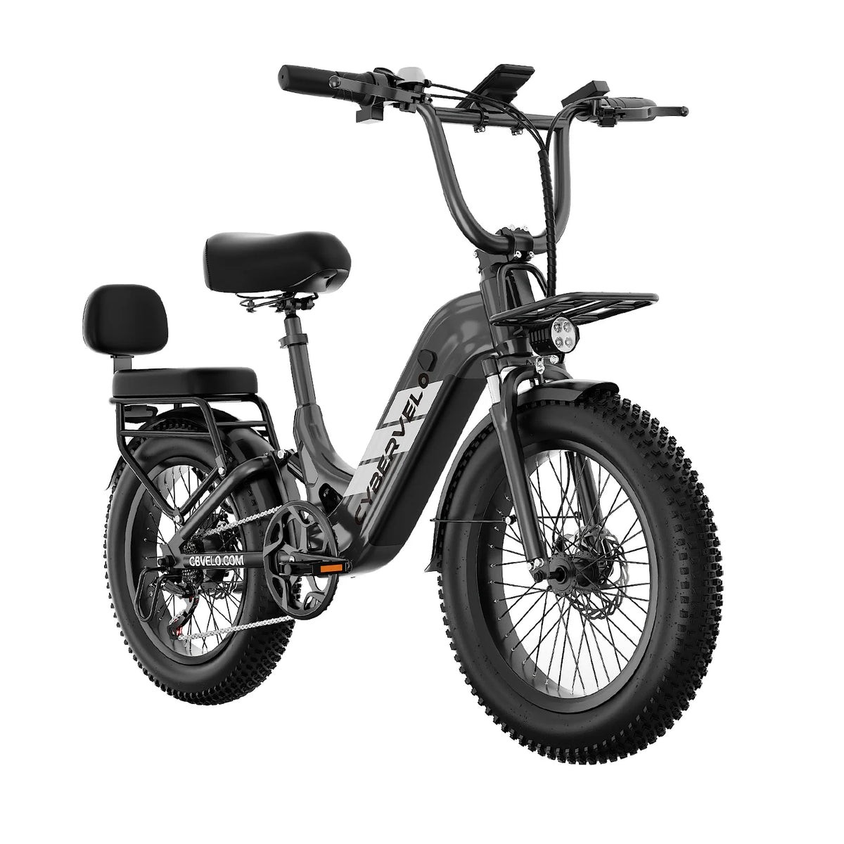 Cybervelo Step Through Commuter Electric Bike With Long Range Battery