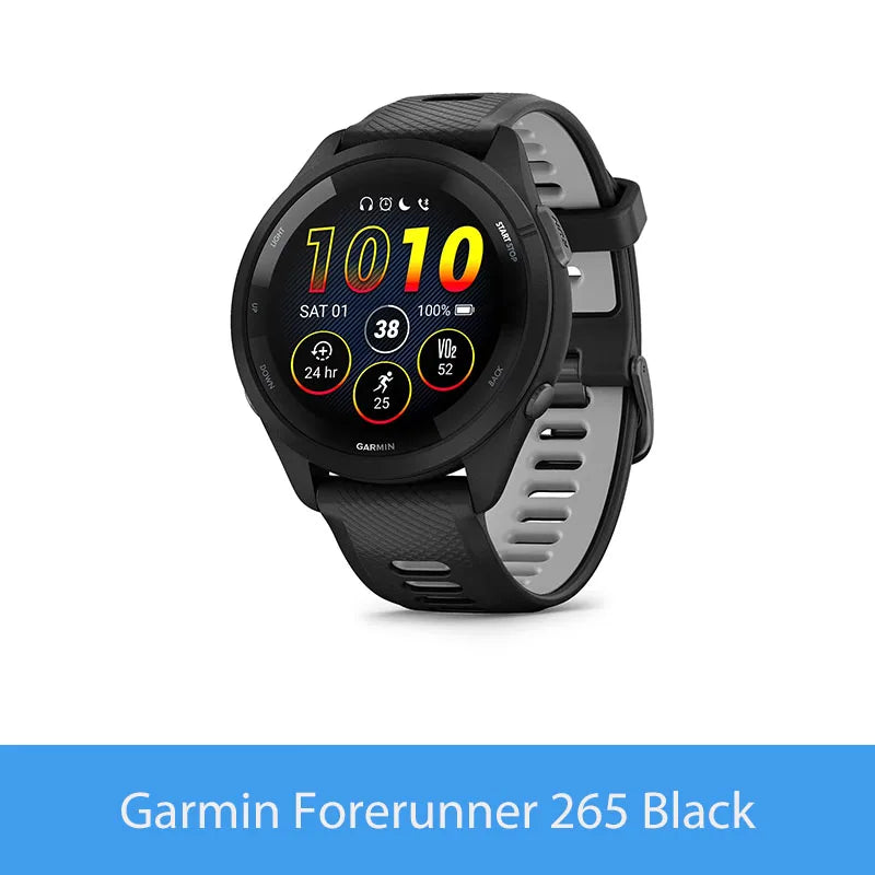 Garmin Forerunner 265 GPS Smartwatch With AMOLED Heart Rate Monitoring