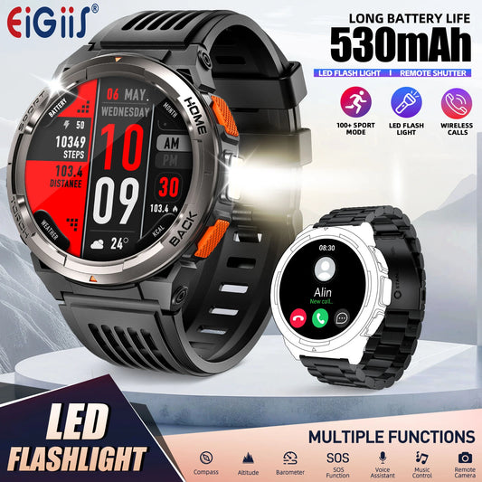EIGIIS KE5 Smart Watch 3ATM Waterproof With Compass Barometer