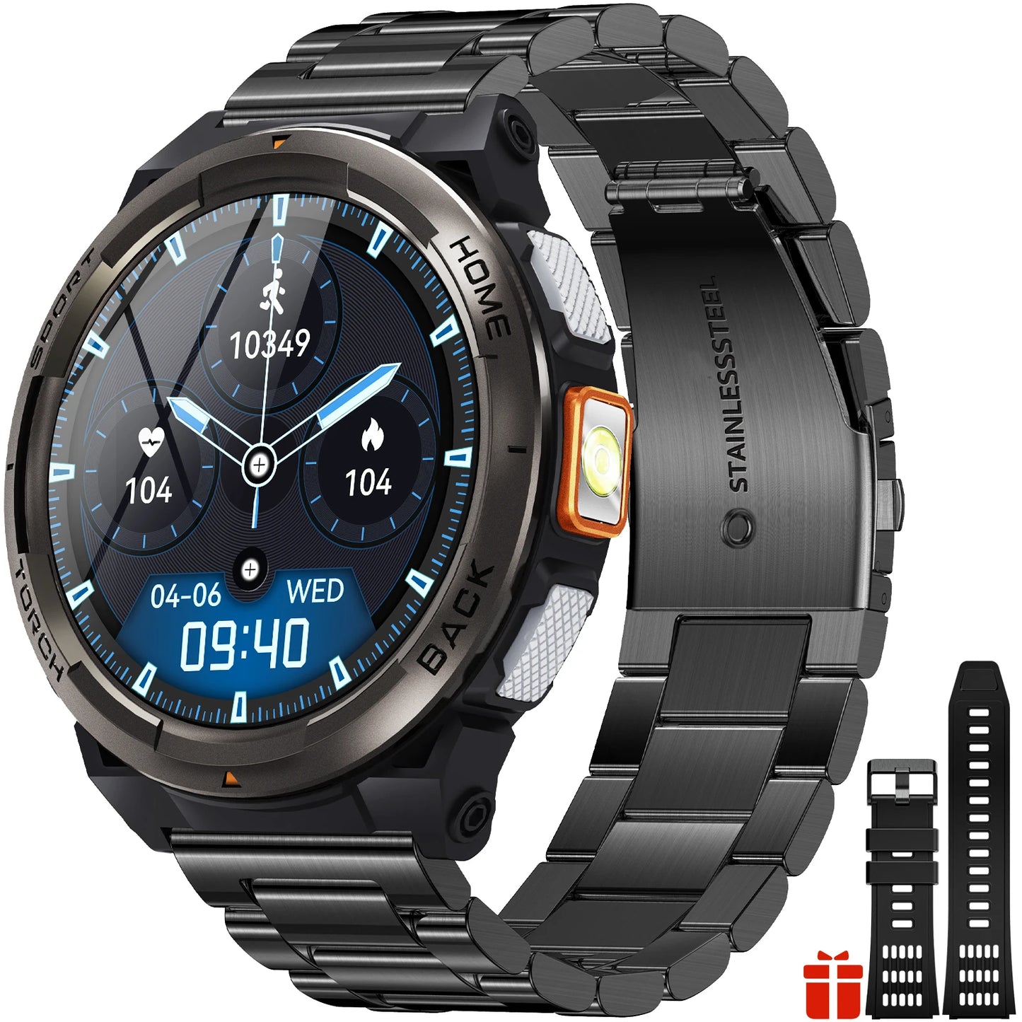 EIGIIS KE5 Smart Watch 3ATM Waterproof With Compass Barometer