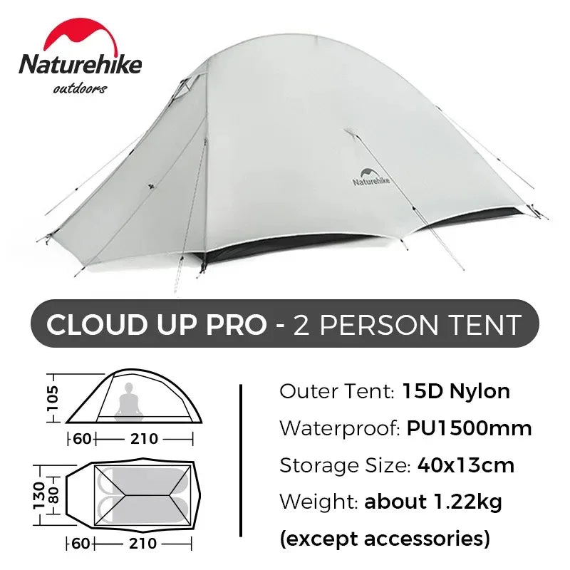 Naturehike Ultralight Double Layer Waterproof Backpacking Camping Tent