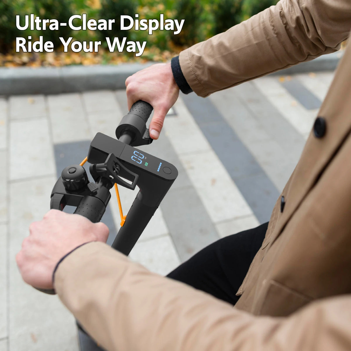 Osboo Electric Folding Scooter With 550W Motor And Dual Brakes