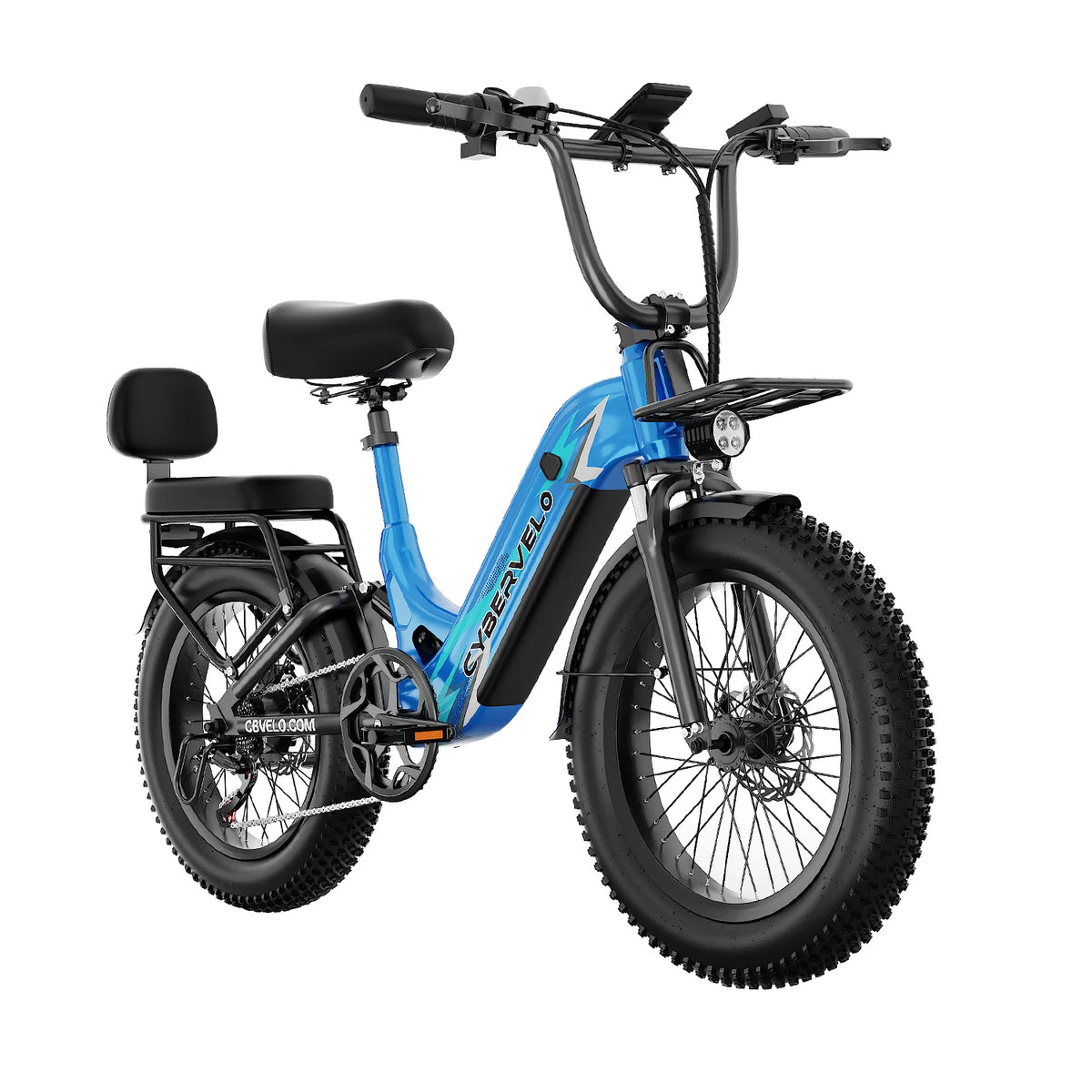 Cybervelo Step Through Commuter Electric Bike With Long Range Battery