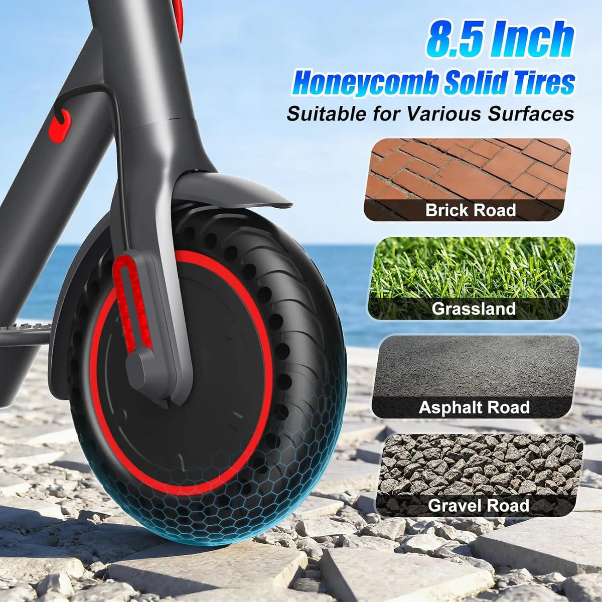 OBX Foldable Electric Scooter for Adults With App Control