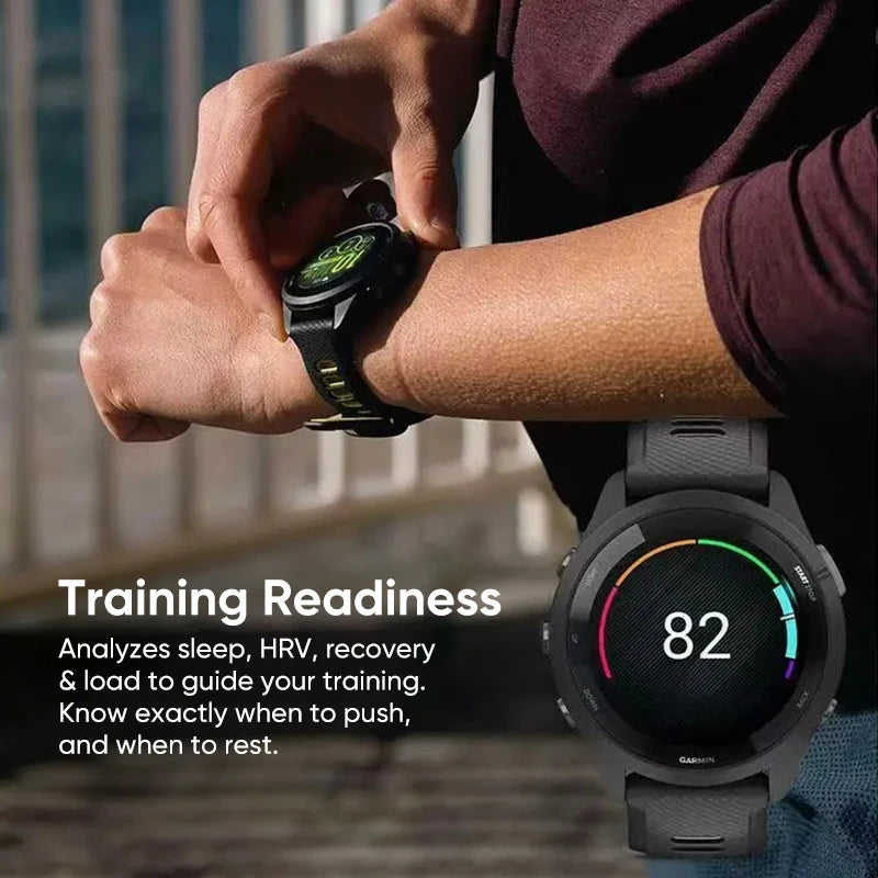 Garmin Forerunner 265 GPS Smartwatch With AMOLED Heart Rate Monitoring