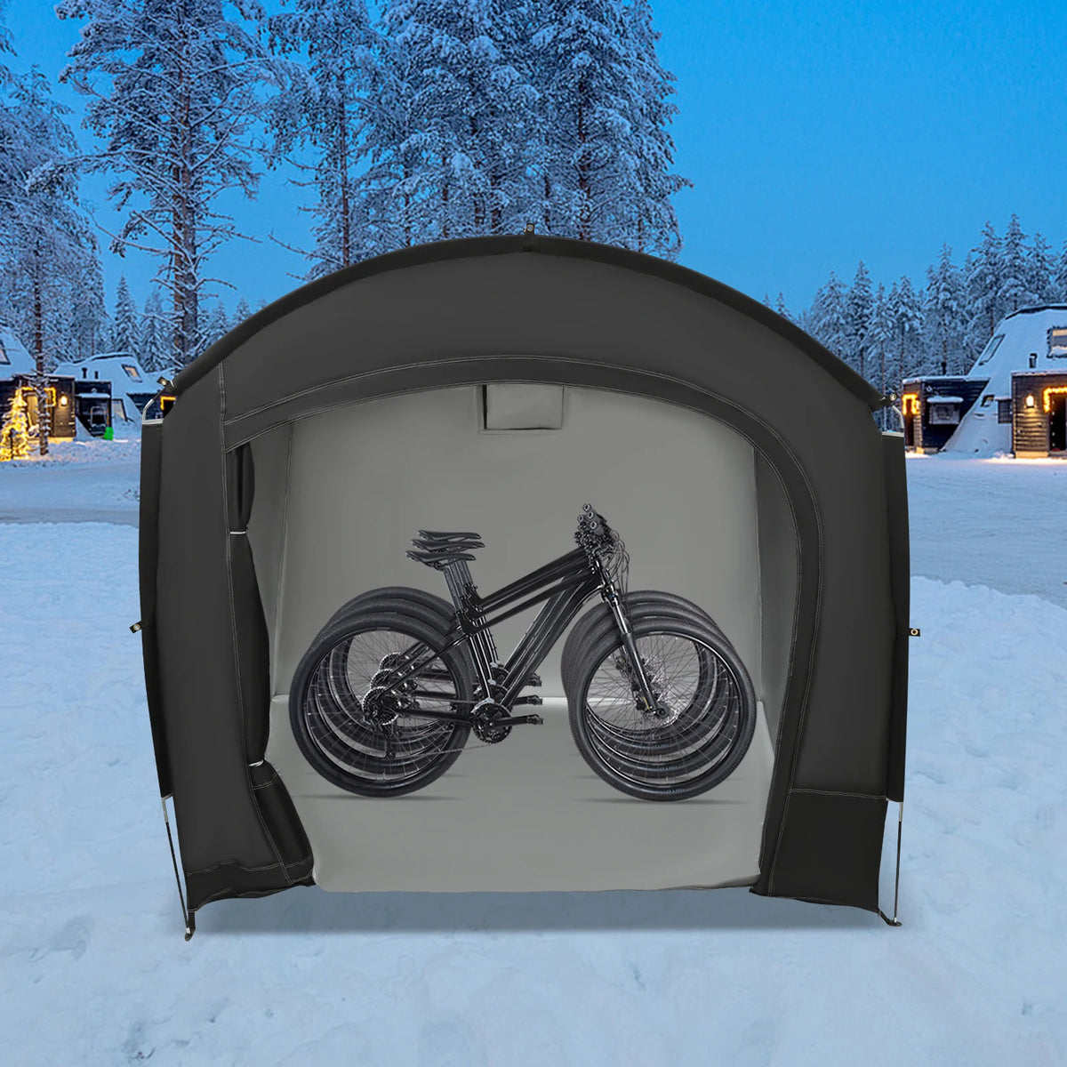 Portable Waterproof Bicycle Storage Shed Tent for Outdoor Protection