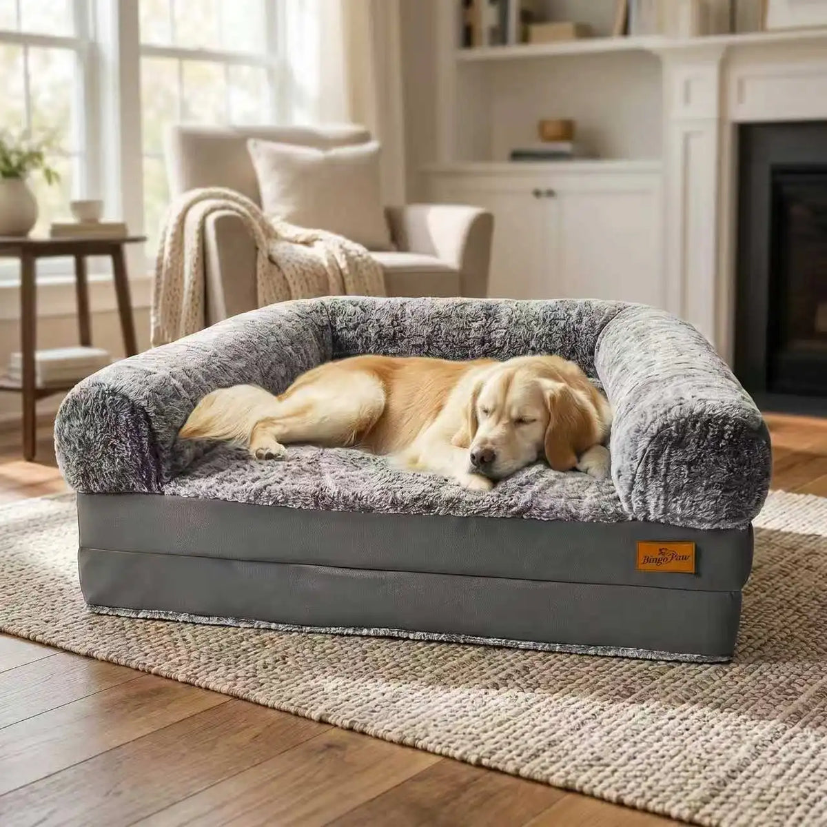 Bingopaw Orthopedic Floor Bed For Adults And Pets With Washable Cover
