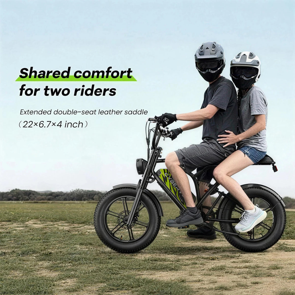 Cybervelo 1000W Electric Bike With Removable Battery For All Terrain