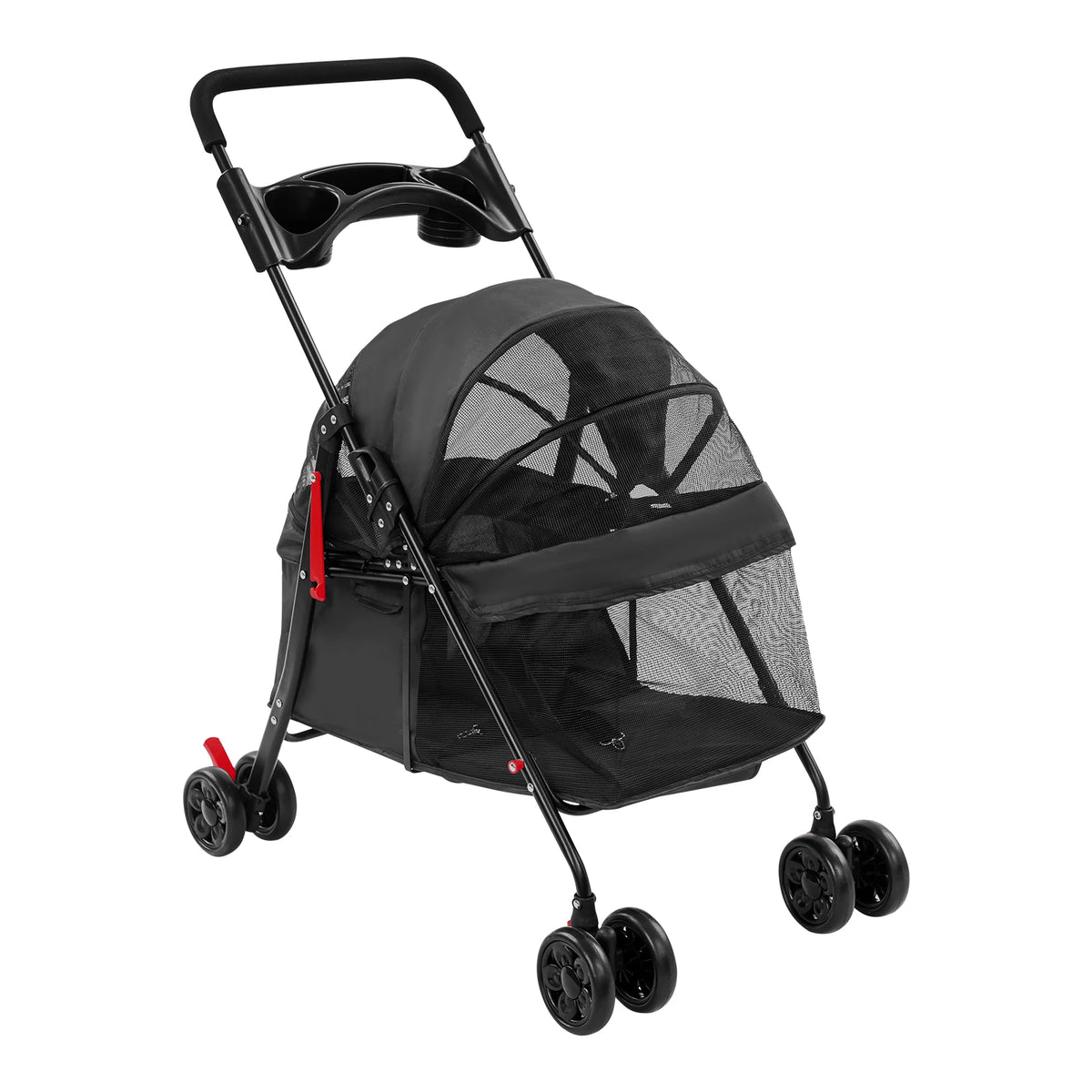 Bymaocar Foldable Pet Stroller Cart for Dogs and Cats